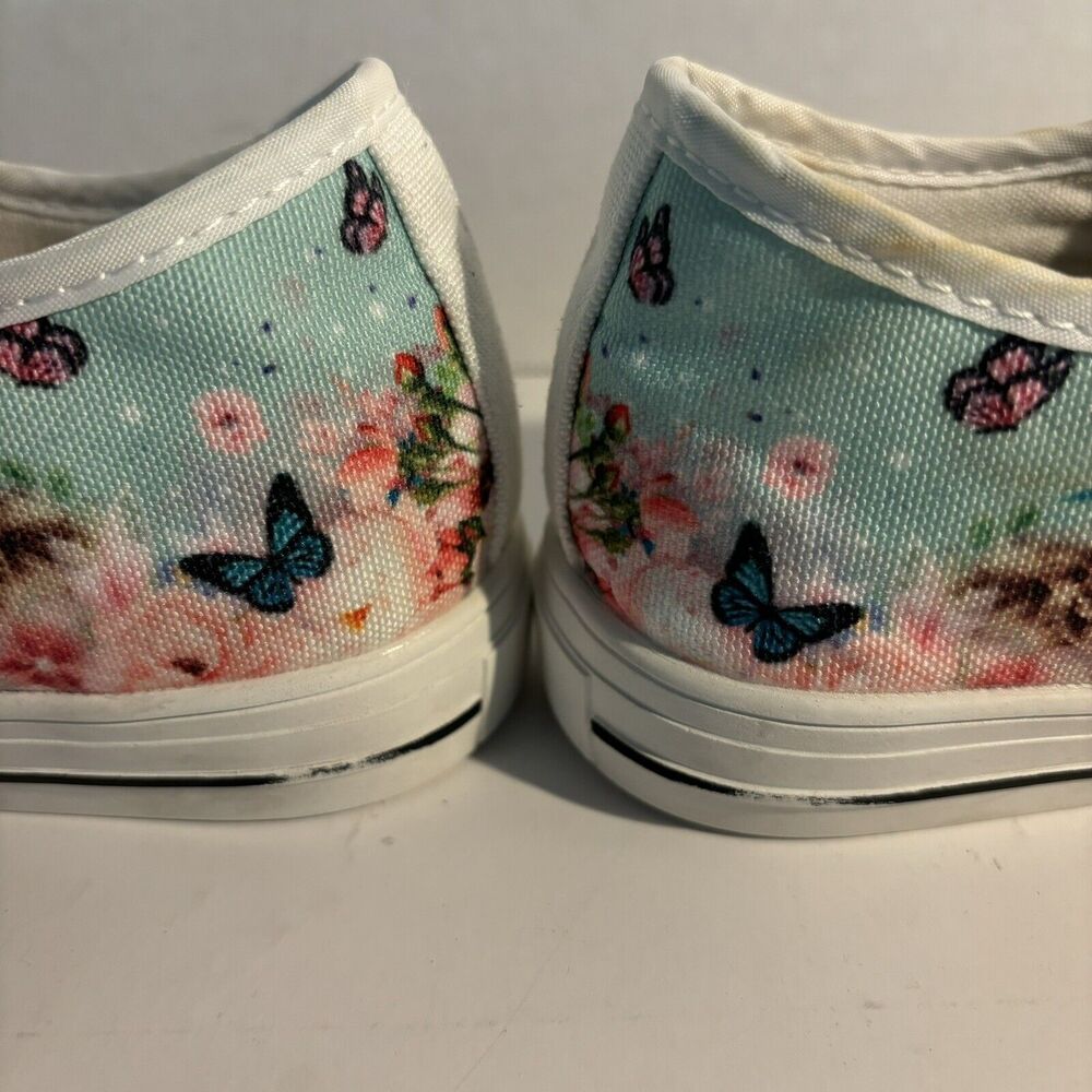 SHOE WOMEN 7.5 YORKIE TERRIER DOG PUPPY TIE TENNIS CASUAL CRUISE VACATION SHOW - Picture 9 of 11